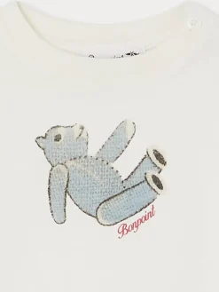 Bonpoint Cai T-Shirt Milk White |Newborn & Baby Tops