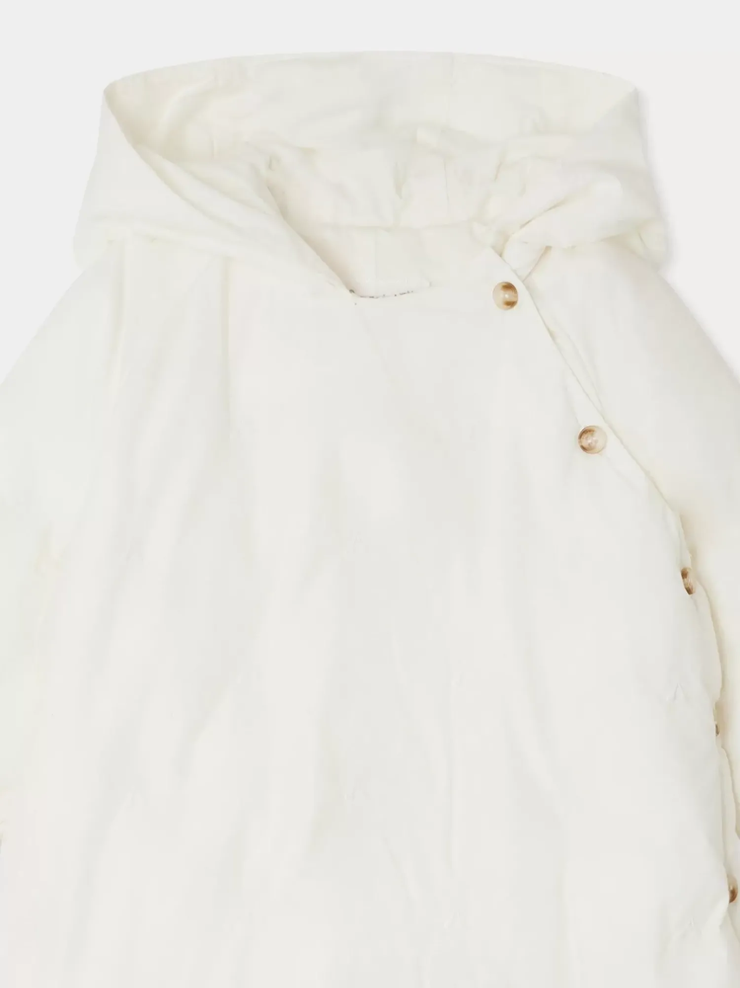 Bonpoint Caramelo Snowsuit Milk White |Newborn & Baby Outerwear