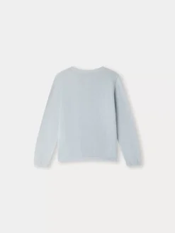 Bonpoint Cardigan Fela Ciel |Child Cardigans And Sweaters