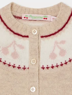 Bonpoint Cardigan Tatiana Ecru |Newborn & Baby Sweaters And Cardigans