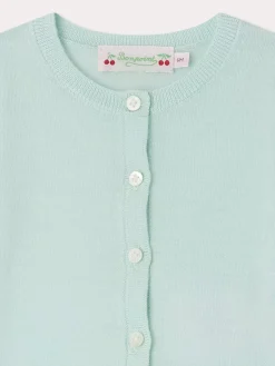 Bonpoint Cardigan Teyana Bleu Aqua |Newborn & Baby Sweaters And Cardigans