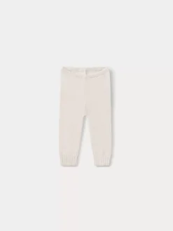 Bonpoint Cashmere Baby Leggings Milk White |Newborn & Baby Socks And Accessories