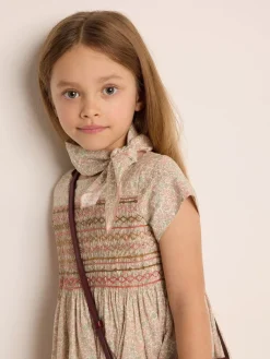 Bonpoint Cayati Scarf Pink Flowers |Child Accessories