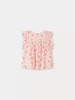 Bonpoint Celene Blouse Raspberry |Child Tops