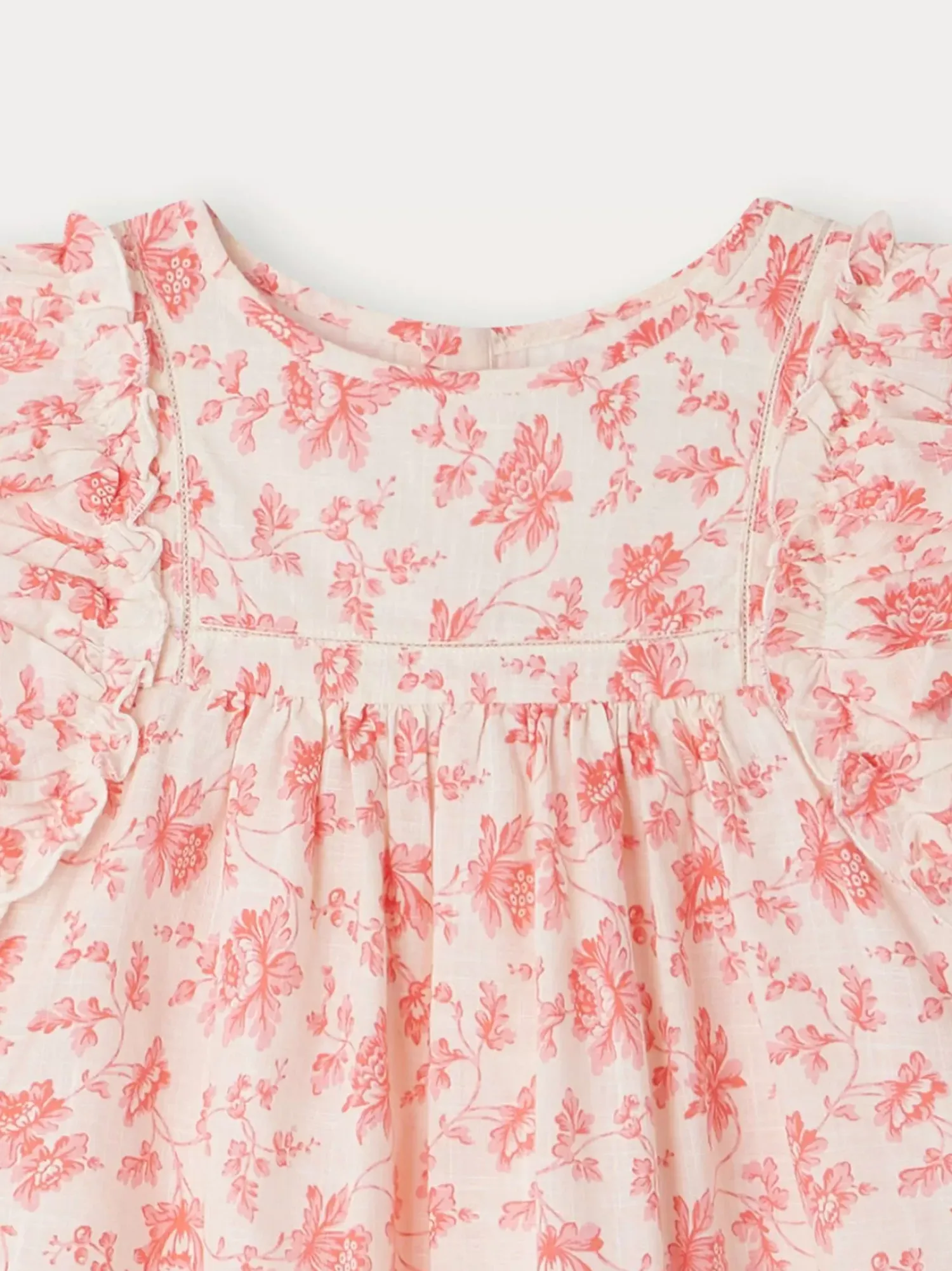 Bonpoint Celene Blouse Raspberry |Child Tops