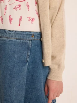 Bonpoint Cerena Skirt Light Denim |Child Skirts