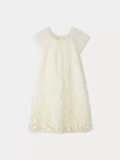 Bonpoint Charlotte Party Dress Banana |Child Dresses