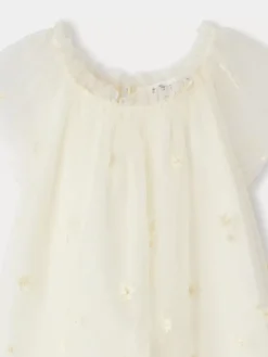 Bonpoint Charlotte Party Dress Banana |Child Dresses