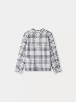 Bonpoint Chemise Floriant Bleu |Child Tops