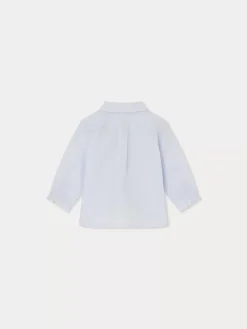 Bonpoint Chemise Malo Ciel |Newborn & Baby Tops