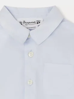 Bonpoint Chemise Malo Ciel |Newborn & Baby Tops