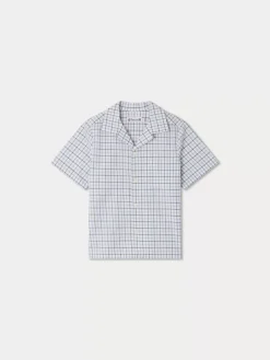 Bonpoint Chemise Steve Vert De Gris |Child Tops
