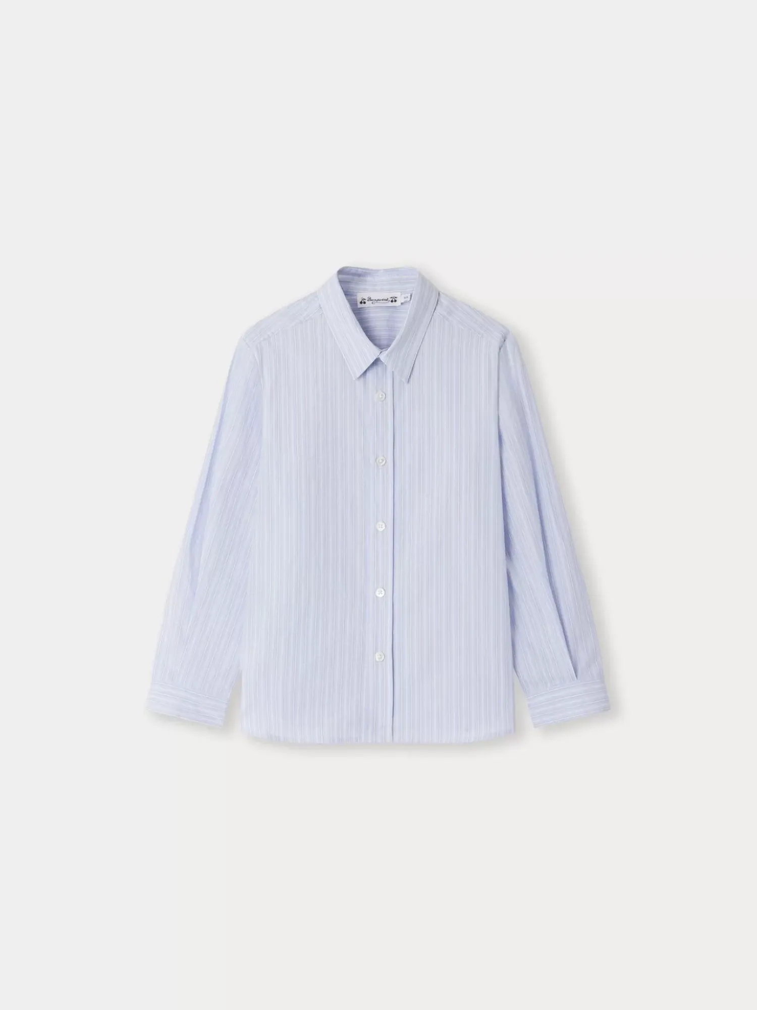 Bonpoint Chemise Tangui Rayures Ciel |Child Tops