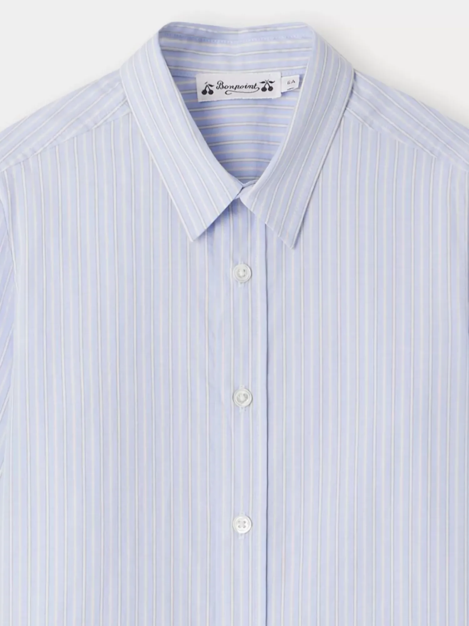 Bonpoint Chemise Tangui Rayures Ciel |Child Tops