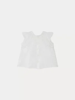 Bonpoint Cicily Blouse Milk White |Newborn & Baby Tops