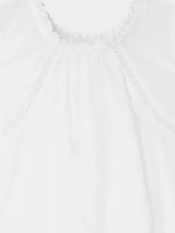 Bonpoint Cicily Blouse Milk White |Newborn & Baby Tops