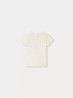 Bonpoint Cira T-Shirt Ecru |Newborn & Baby Tops