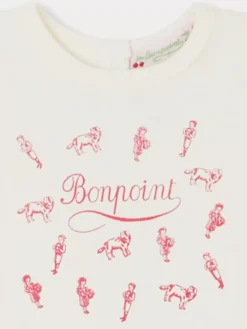 Bonpoint Cira T-Shirt Milk White |Newborn & Baby Tops