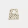 Bonpoint Clip Bib Ecru Flowers |Newborn & Baby Childcare