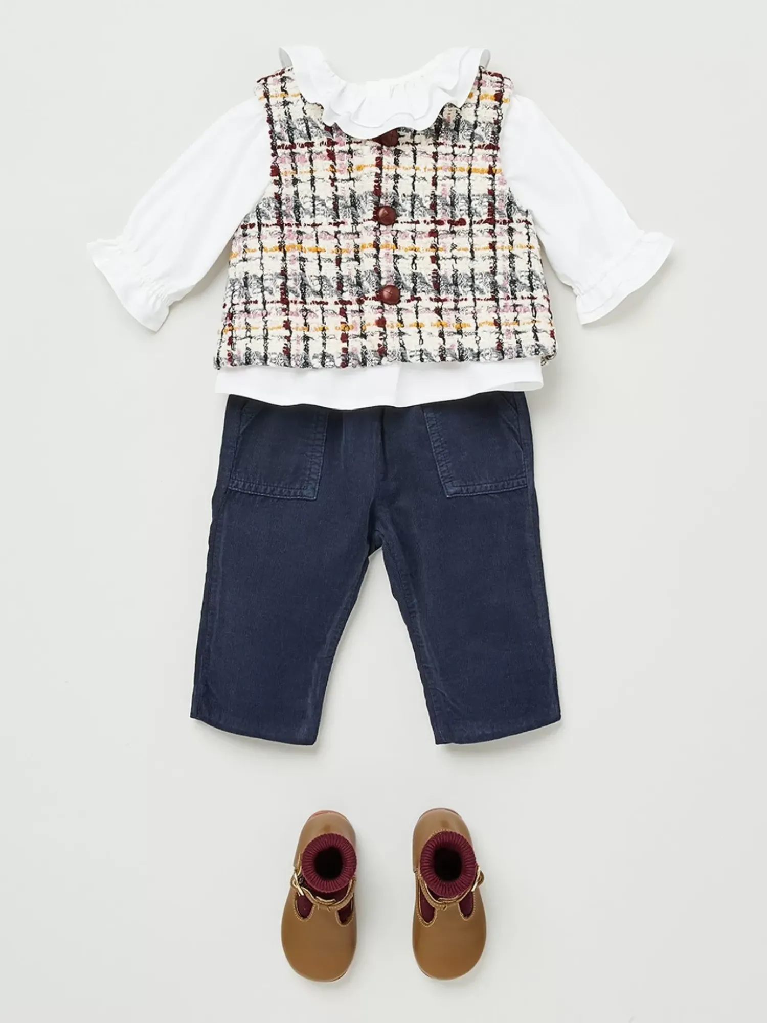 Bonpoint Colas Vest Multicolored |Newborn & Baby Outerwear