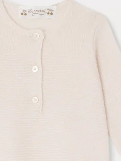 Bonpoint Combinaison Babylou Rose Pale |Newborn & Baby Sets And Jumpsuits