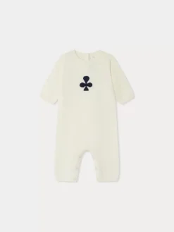 Bonpoint Combinaison Davis Bleu Orage |Newborn & Baby Sets And Jumpsuits