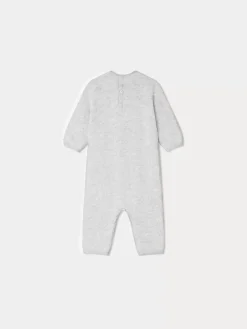 Bonpoint Combinaison Tilouana Gris Chine Clair |Newborn & Baby Sets And Jumpsuits