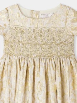 Bonpoint Comtesse Dress Gold |Child Dresses