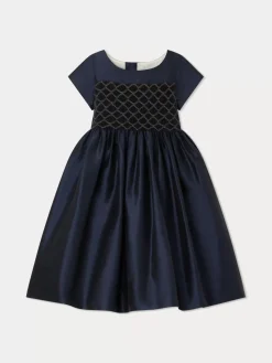 Bonpoint Comtesse Dress Navy |Child Dresses