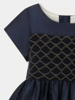 Bonpoint Comtesse Dress Navy |Child Dresses