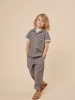 Bonpoint Connell Pants Slate Gray |Child Bottoms