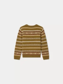 Bonpoint Daegan Sweater Light Khaki |Child Cardigans And Sweaters
