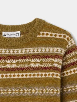 Bonpoint Daegan Sweater Light Khaki |Child Cardigans And Sweaters