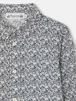 Bonpoint Daho Shirt Navy |Child Tops
