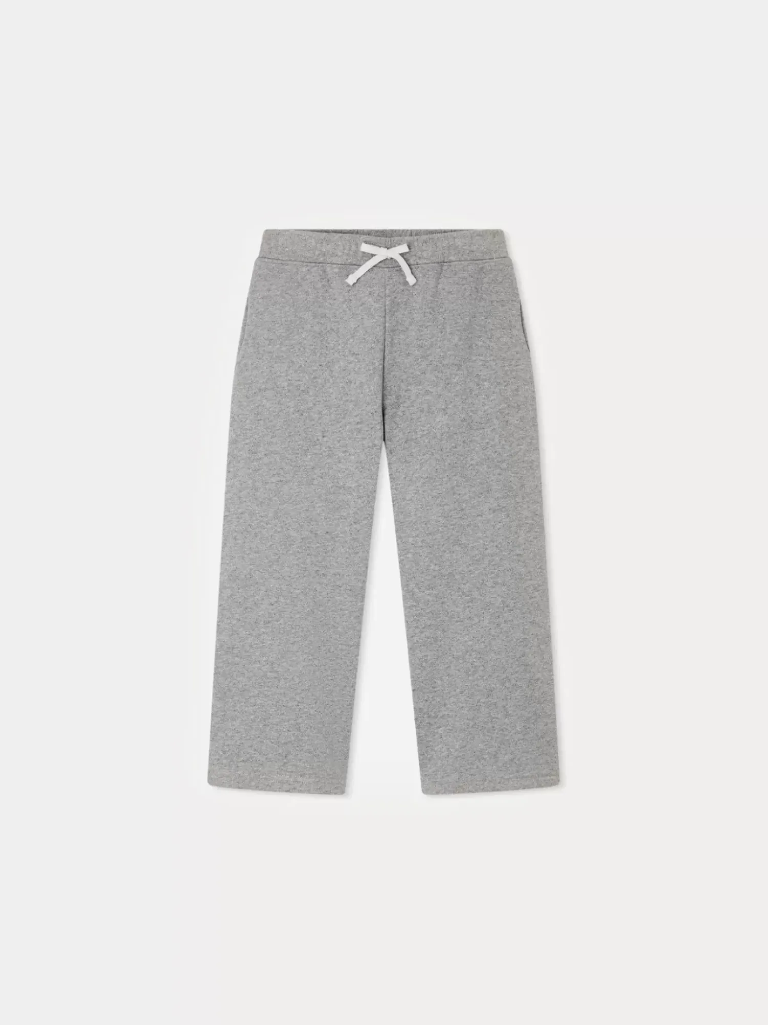 Bonpoint Dala Solid-Colored Sweat Pants Medium Heathered Gray |Child Bottoms