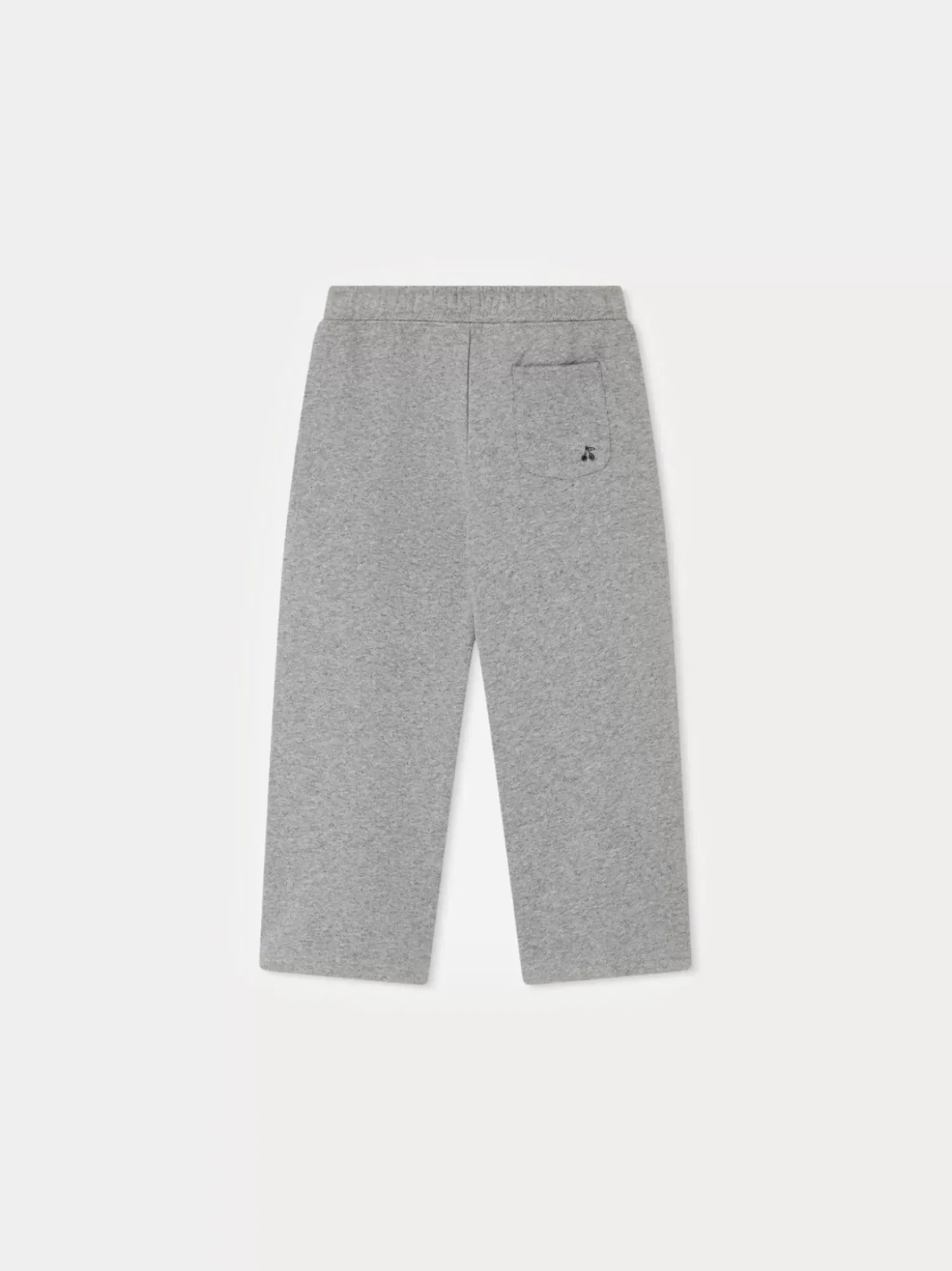 Bonpoint Dala Solid-Colored Sweat Pants Medium Heathered Gray |Child Bottoms