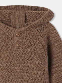 Bonpoint Dali Burnoose Praline |Newborn & Baby Outerwear