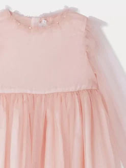 Bonpoint Dalia Dress Faded Pink |Child Dresses