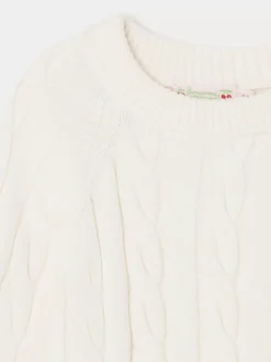Bonpoint Dalton Sweater Ecru |Child Cardigans And Sweaters