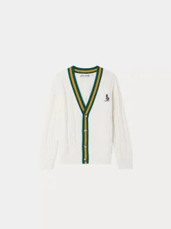 Bonpoint Dalvin Cardigan Ecru |Child Cardigans And Sweaters