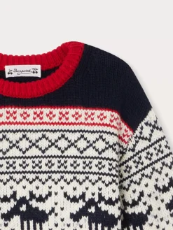 Bonpoint Danael Sweater Navy |Child Cardigans And Sweaters