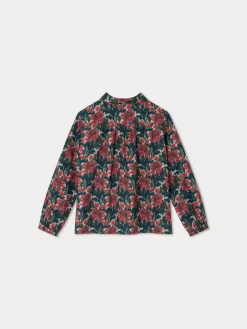 Bonpoint Daniela Blouse Fuchsia Pink |Child Tops