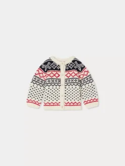Bonpoint Dayana Cardigan Navy |Newborn & Baby Sweaters And Cardigans