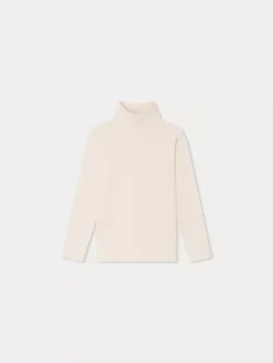 Bonpoint Delie Roll-Neck Sweater Camellia Pink |Child Tops