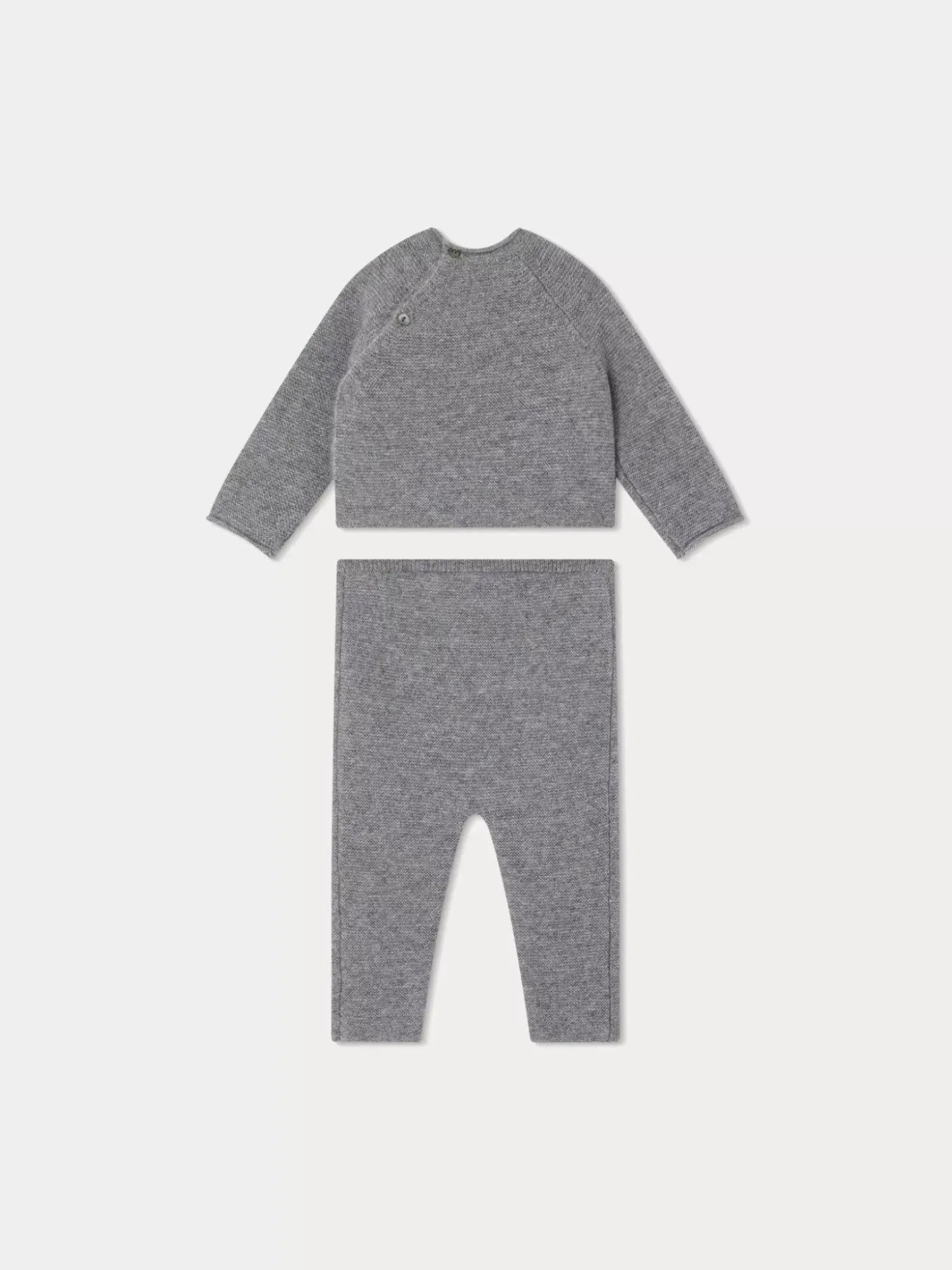 Bonpoint Den Set Gray Blue |Newborn & Baby Sets And Jumpsuits
