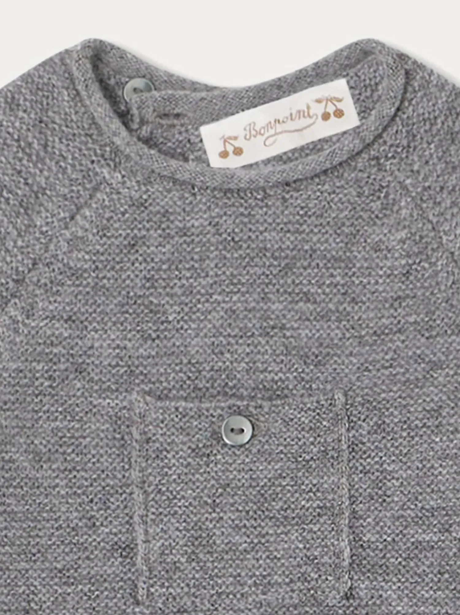 Bonpoint Den Set Gray Blue |Newborn & Baby Sets And Jumpsuits