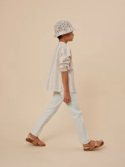 Bonpoint Dewey Pants Aqua Blue |Child Bottoms