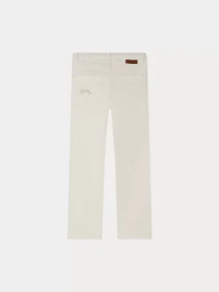 Bonpoint Dewey Pants Milk White |Child Bottoms