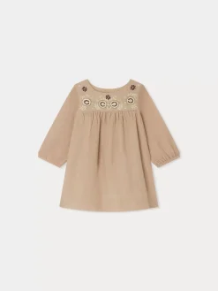 Bonpoint Dipiki Dress Ivory |Newborn & Baby Dresses