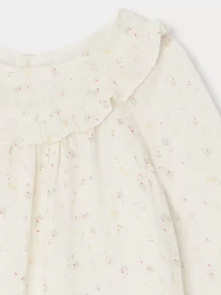 Bonpoint Divina Dress Aqua Blue |Newborn & Baby Dresses